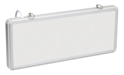 Used to mark emergency exits, as well as for various information purposes in rooms with high levels of moisture and dust.
Complies with GOST R IEC 60598-1, GOST R IEC 60598-2-22.