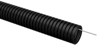 ELASTA Труба гофрированная ПВХ d=32мм с зондом черная (25м) IEK