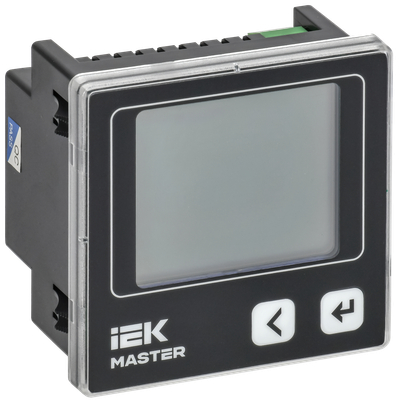 Вольтметр цифровой щитовой однофазный RS-485 72х72 LCD MASTER IEK