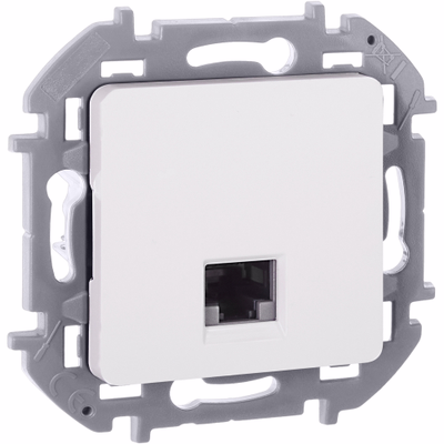 INSPIRIA Розетка компьютерная RJ45 категория 6 UTP белый