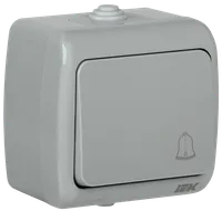 AQUATIC Выключатель кнопочный для открытой установки 10А IP54 ВС-20-1-3-А IEK