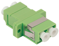 ITK Проходной адаптер LC-LC, для одномодового и многомодового кабеля (SM/MM), с полировкой APC, двойного исполнения (Duplex)