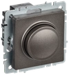 BRITE Светорегулятор поворотно-нажимной 600Вт СС10-1-0-БрТБ темная бронза IEK0