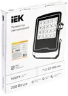 Прожектор светодиодный СДО 08-200 PRO 60град 5000К IP65 черный IEK1