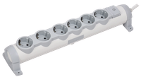 COMFORT Удлинитель У06К 6 мест 2P+PE 5м 3х1,5мм2 16А белый IEK