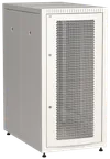 ITK LINEA E Шкаф напольный сетевой 19" 24U 600х1000мм перфорированная передняя дверь задняя металлическая серый0