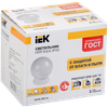 Светильник НПП9101 шар 60Вт IP33 белый IEK1