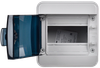 TEKFOR Корпус пластиковый КМПн-6 IP65 черная прозрачная дверь IEK3
