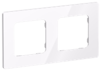 FLITE Рамка 2-местная РУ-2-К-ФлБ белый IEK