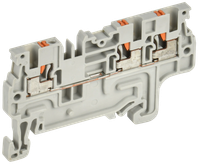Колодка клеммная CP-MC 3 вывода 1,5мм2 серая IEK