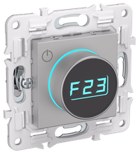 SKANDY Термостат электронный с индикацией SK-T01S серебряный IEK