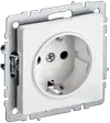 BRITE Socket with ground with shutters 16A PC14-1-0-BrB white IEK0