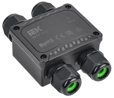 Коробка распределительная герметичная WTP-403 4 ввода IP68 IEK