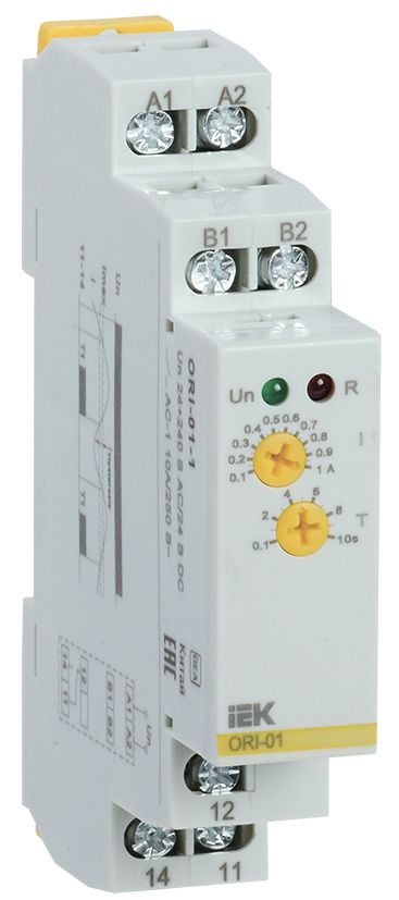 Реле контроля тока ORI 0,1-1А 24-240В AC/24В DC IEK (ORI-01-1)
