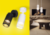 LIGHTING Светильник 4208 настенно-потолочный под лампу 2хGU10 черный IEK2
