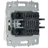 BRITE 2-gang switch with indication for hotels 10А ВС10-2-9-BrB white IEK4