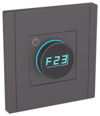 FORTE&PIANO Термостат электронный с индикацией FP352 серый IEK