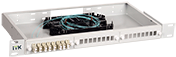 ITK 1U Optik paylayıcı çarpaz əlaqə, aşağıdakılarla tamamlanır: SC adapterləri (Simpleks) 4 ədəd; pigtails SC/UPC 50/125 (OM3); bağlama kaseti; KDZS