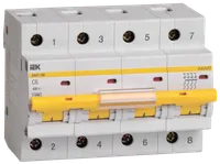 KARAT Automatic circuit breaker BA47-100 4P C 6A 10kA IEK