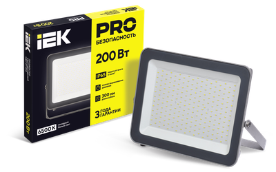 Прожектор светодиодный СДО 07-200 IP65 серый IEK