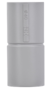 ELASTA Муфта труба-труба GI40G серая IEK1