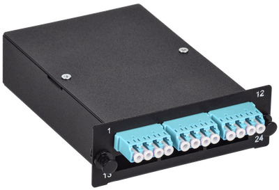 ITK Кассета для кросса ST OM3 MTP male 3хLC-quad (12 ОВ)