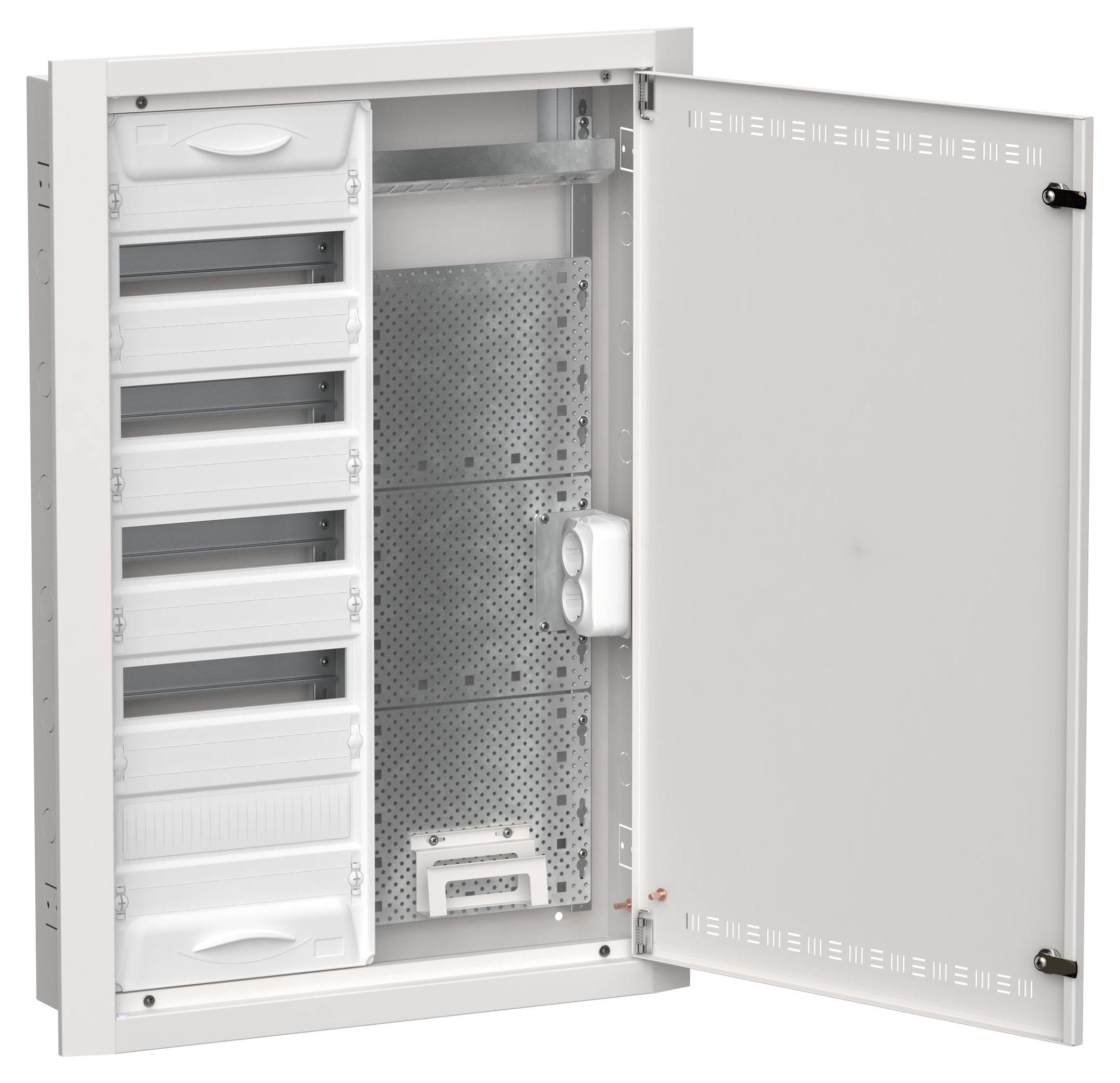 TITAN 5 Корпус комбинированный ЩРв-60 (2х60) 880х625х130мм IP30 белый IEK (TI5-51-V-2X060-30)