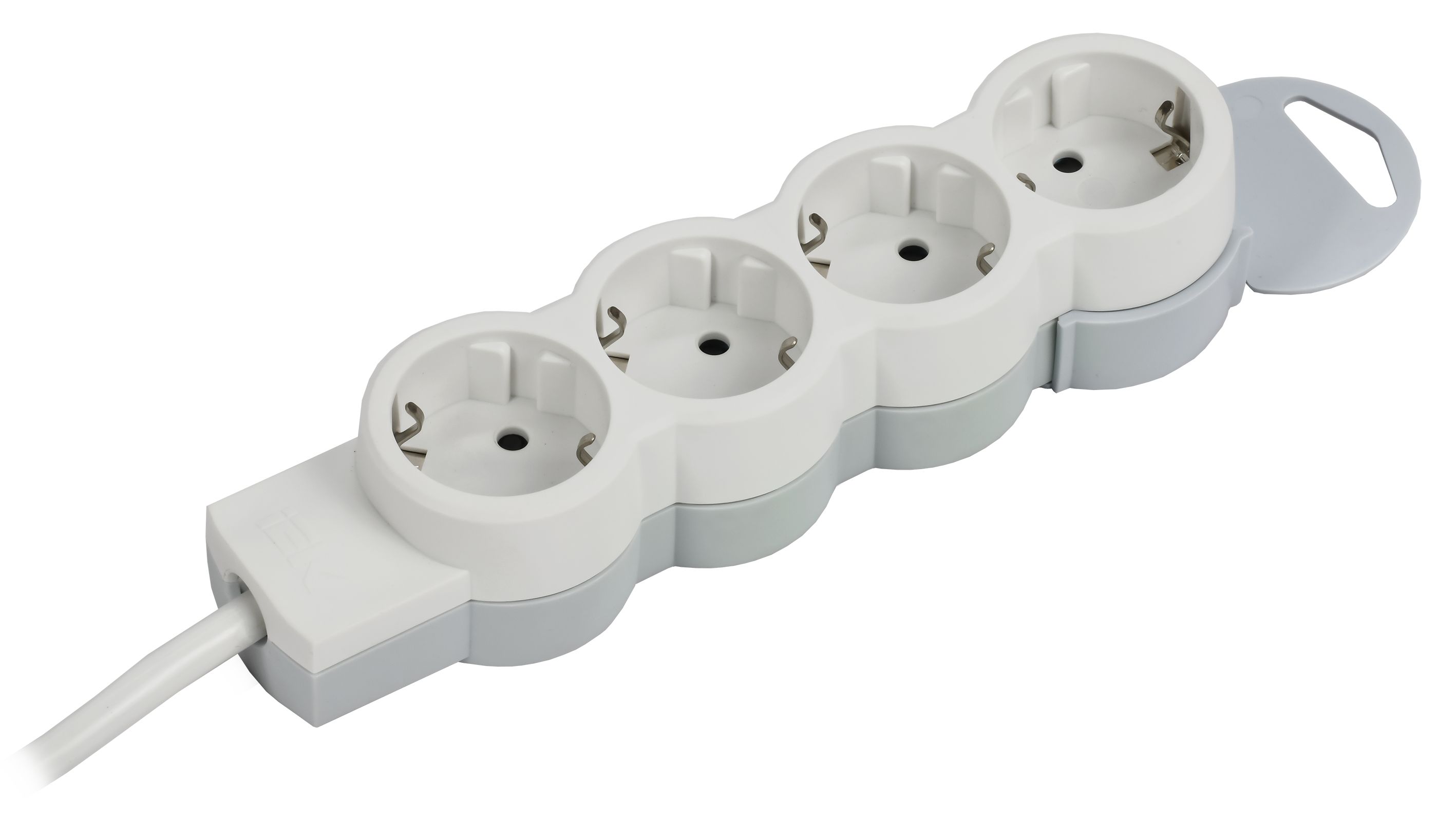 STANDARD Удлинитель У04 4 места 2P+PE 1,5м 3х1,5мм2 16А белый IEK