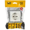 BRITE Socket with ground with shutters 16A PC14-1-0-BrB white IEK1