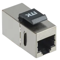 ITK Проходной адаптер кат.5E FTP RJ45-RJ45 Keystone Jack
