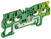 Колодка клеммная CP-MC-PEN заземляющая 4 вывода 1,5мм2 желто-зеленая IEK0
