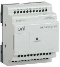 PLR-S logic relay. Expansion module with 3 channels for connecting PT100 sensors of the ONI series. Supply voltage 12-24 V DC
