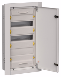 TITAN 5 Корпус металлический ЩРв-36 (1х36) 630х365х130мм IP31 серый (одна дверь) IEK