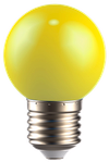 LIGHTING Лампа светодиодная декоративная G45 шар 1Вт 230В желтый E27 IEK2