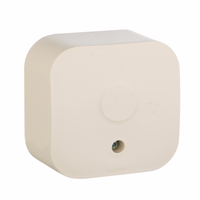 QUTEO Вывод кабеля для открытой установки слоновая кость