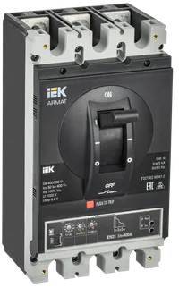 ARMAT Автоматический выключатель в литом корпусе 3P типоразмер H 50кА 400А расцепитель электронный стандартный IEK