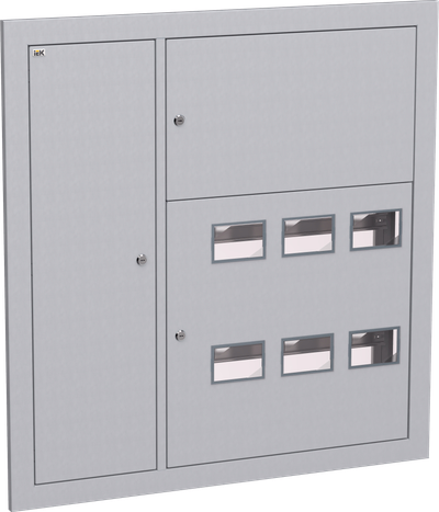 Корпус металлический ЩЭ-6-Э 36 IP31 (слаботочный отсек слева) LIGHT IEK