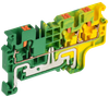 Terminal block CP-MC-PEN grounding 3 pins 2.5mm2 green-yellow IEK0