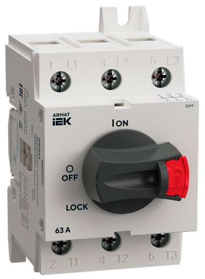 ARMAT Выключатель-разъединитель SDM 3P 63А IEK