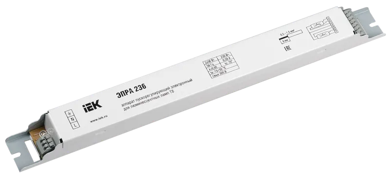 Electronic ballasts 236 for lineal LL T8 IEK