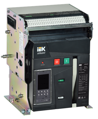 ARMAT AR-A2C TD10 3P F HR Выключатель автоматический воздушный 55кА расцепитель TD 1000А 3P стационарный с аксессуарами ~220-240В: реле отключения, реле включения, моторный привод IEK