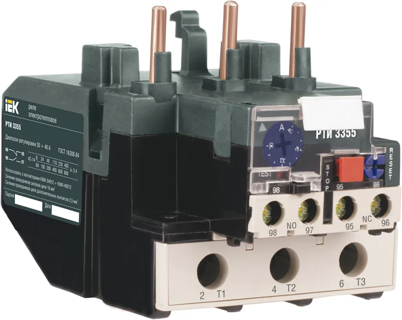 Thermal electrical relay RTI-3361 55-70 A IEK
