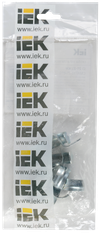 Скоба металлическая однолапковая d=21-22мм (10шт/упак) IEK2