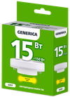 Лампа светодиодная T80 таблетка 15Вт 230В 3000К GX53 GENERICA1