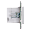 SKANDY Розетка USB A+C 3,1А SK-R14N металл никель IEK4