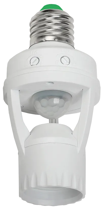 Motion Sensor DD 045 white E27 60W 360 degree 6m IP20 IEK