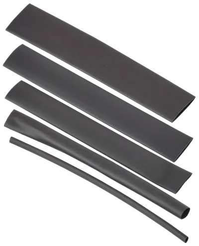 Heat shrink tubing is used for electrical insulation, sealing and marking of wire connections, does not contain halogens, and has flame retardant properties. The principle of operation is to change its diameter by shrinking it in half. The IEK set includes the most popular mounting dimensions required for both professional and domestic use.
