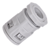 ELASTA Муфта вводная для гофрированных труб MVN32 IP40 серая IEK0