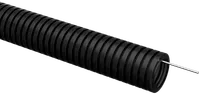 ELASTA Corrugated PVC pipe d=40mm with probe black (15m) IEK