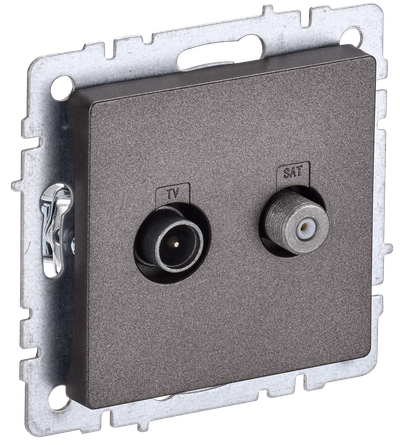 BRITE TV+SAT socket PTB/PCp12-BrBr bronze IEK